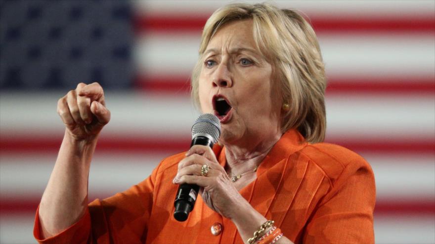 La candidata presidencial demócrata, Hillary Clinton, durante un mitin en Florida, 8 de agosto 2016.