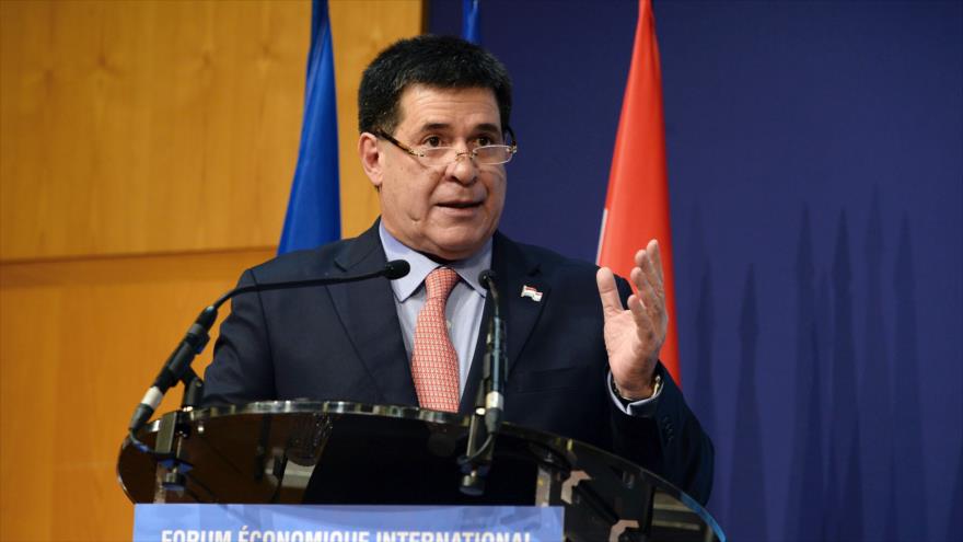 El presidente de Paraguay, Horacio Cartes.