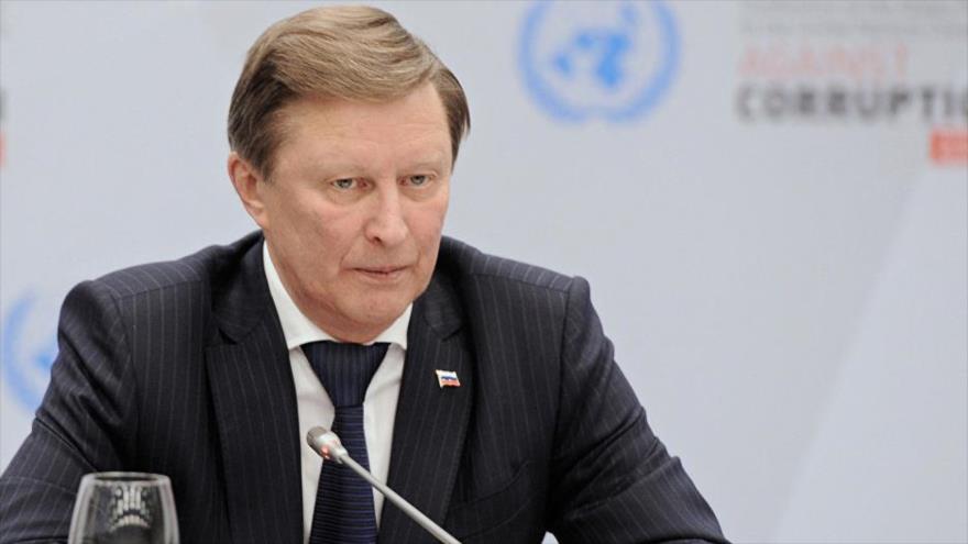 El ya exjefe de la Administración Presidencial de Rusia, Serguéi Ivanov.