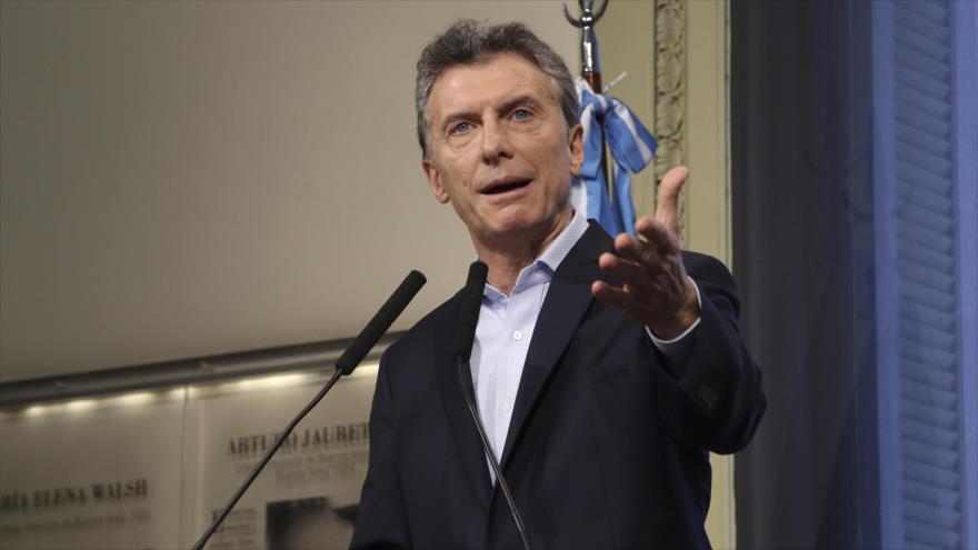 Mauricio Macri, presidente de Argentina. 