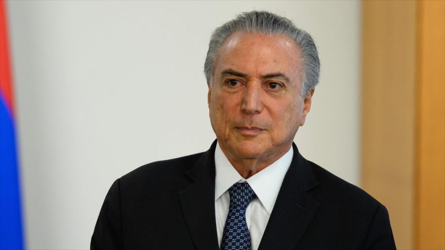 El presidente interino del Brasil, Michel Temer.
