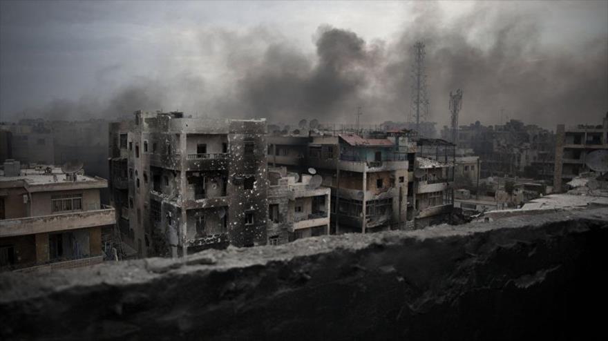 Destrucciones generadas en la ciudad siria de Alepo.