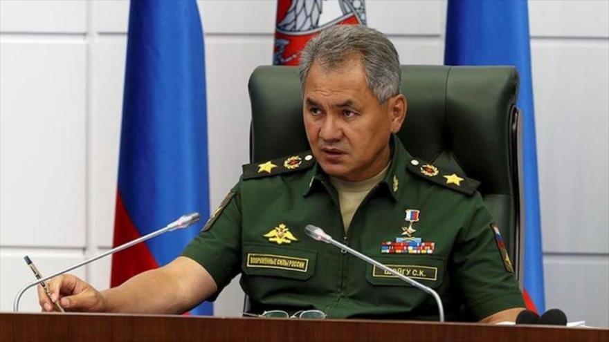 El ministro de Defensa de Rusia, Sergei Shoigu.