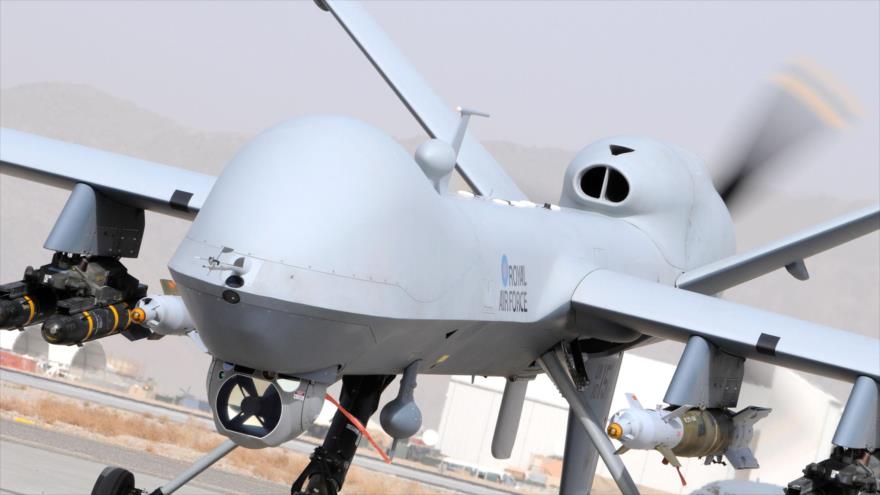 Un avión no tripulado estadounidense, modelo MQ-9 Reaper.