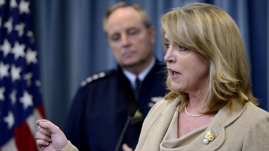 La secretaria de la Fuerza Aérea de Estados Unidos, Deborah James.