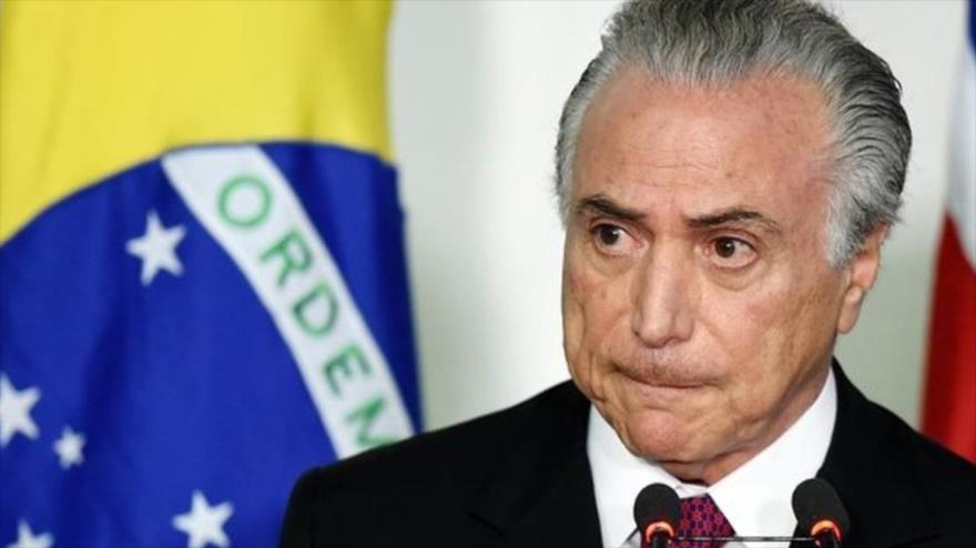 El presidente interno de Brasil, Michel Temer.