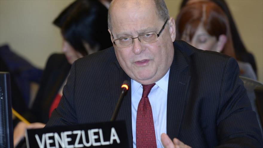 El embajador de Venezuela ante la OEA, Bernardo Álvarez.