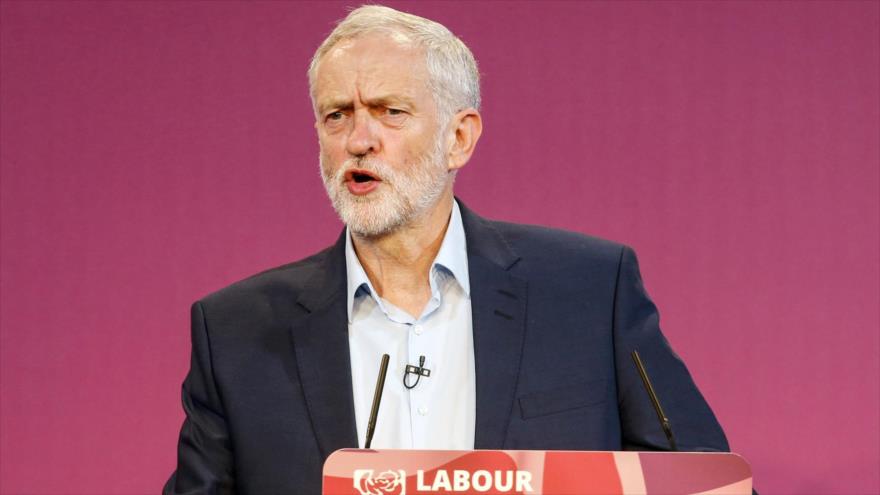 Jeremy Corbyn, líder del Partido Laborista británico (PL).
