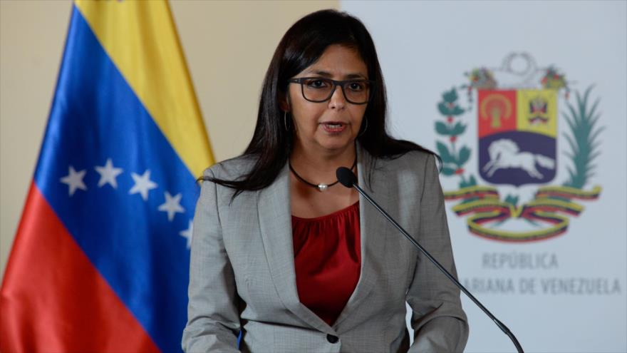 Delcy Rodríguez, ministra venezolana de Asuntos Exteriores. 