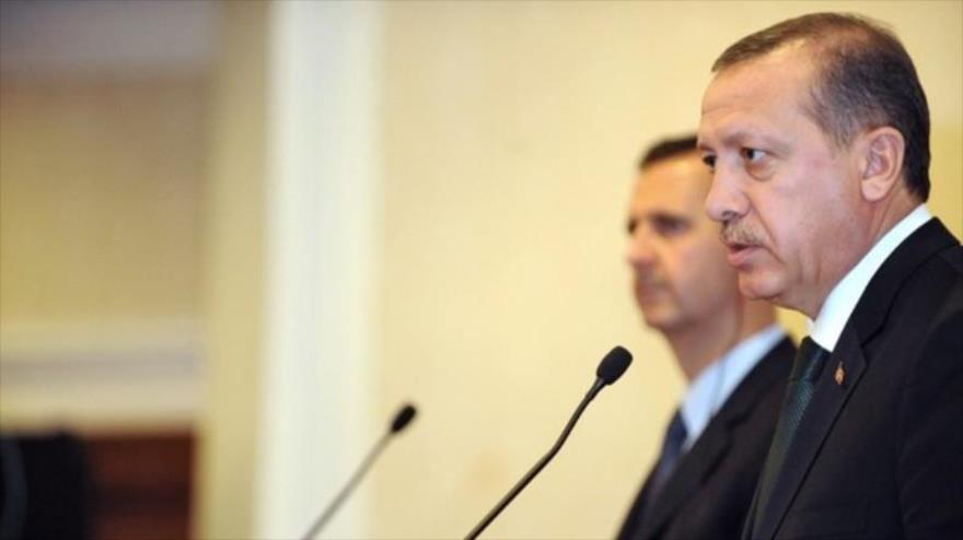 El presidente de Turquía, Recep Tayyip Erdogan y el de Siria, Bashar al-Asad.