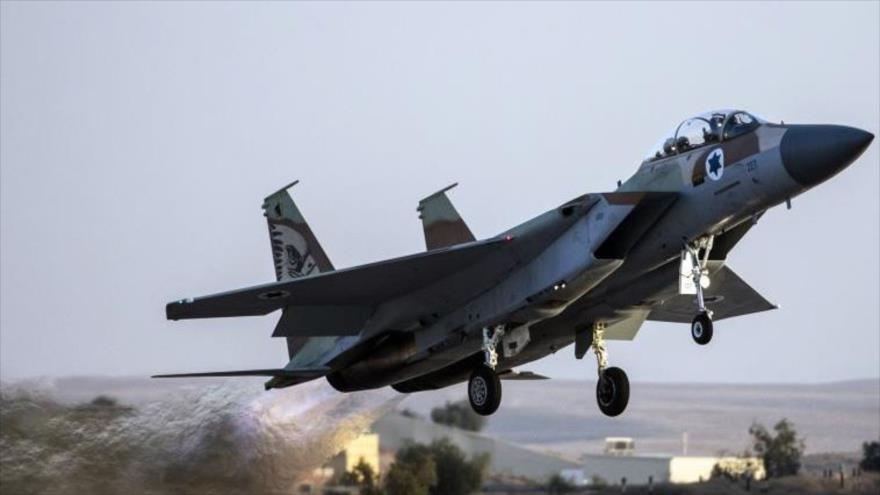 Caza McDonnell Douglas F-15 Eagle de las fuerzas aéreas del régimen israelí.