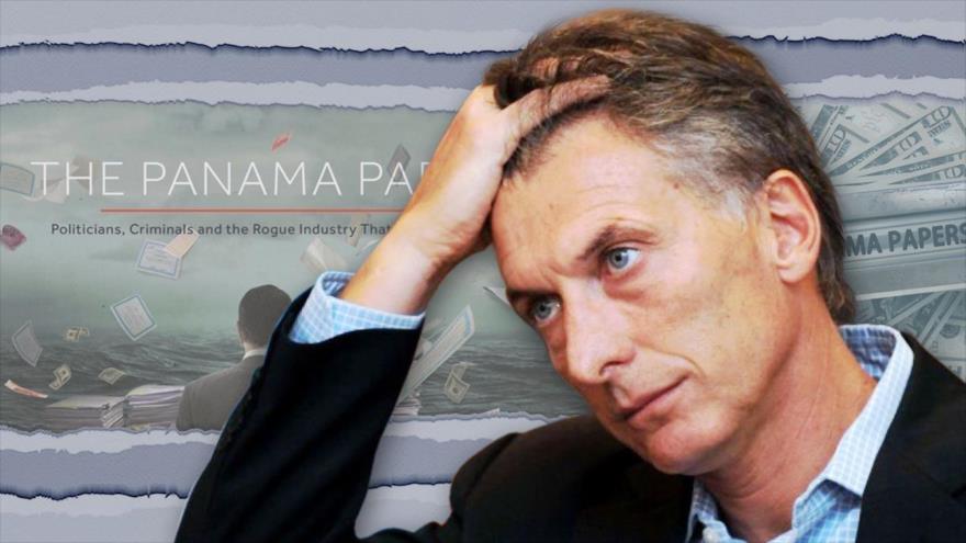 El presidente de Argentina, Mauricio Macri, involucrado en el caso de Papeles de Panamá.