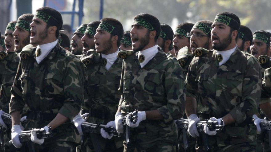 Fuerzas del Cuerpo de los Guardianes de la Revolución Islámica de Irán (CGRI).