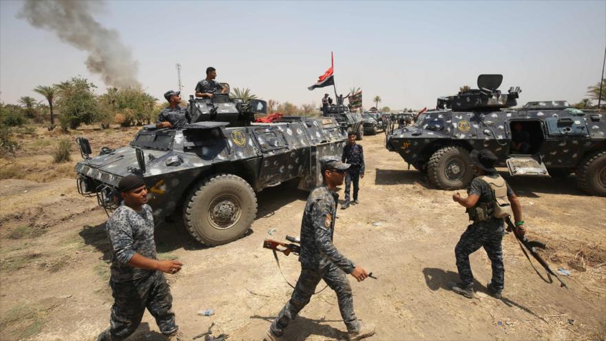 Fuerzas iraquíes en la provincia de Al-Anbar.