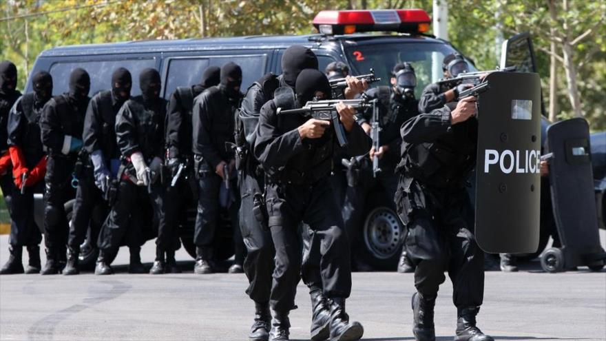 Fuerzas especiales de la Policía iraní.