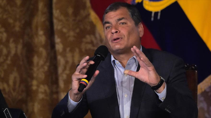 El presidente de Ecuador, Rafael Correa.
