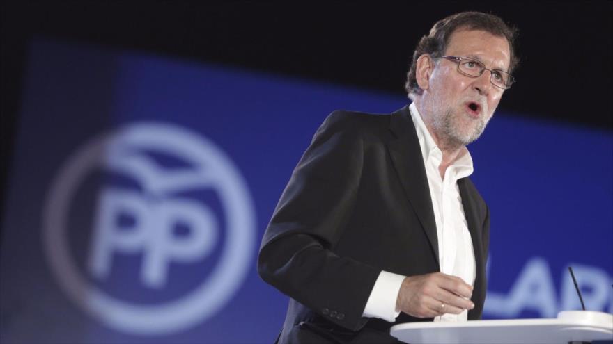 Presidente del Gobierno español en funciones, Mariano Rajoy.
