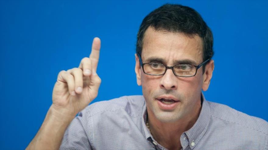 El líder opositor venezolano Henrique Capriles.