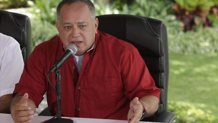 El diputado de la Asamblea Nacional (AN) por el Partido Socialista Unido de Venezuela (PSUV) Diosdado Cabello.