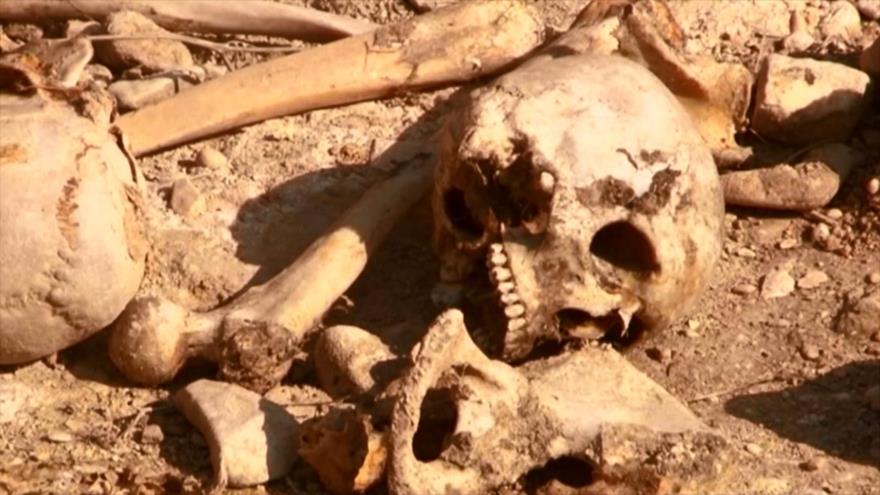 Hallan decenas de fosas comunes en la ciudad iraquí de Sinyar