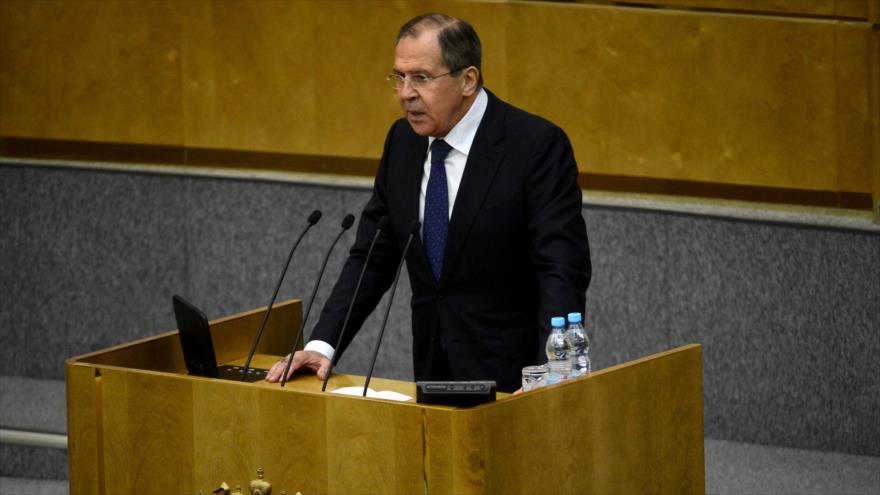 El ministro de Asuntos Exteriores de Rusia, Serguei Lavrov.