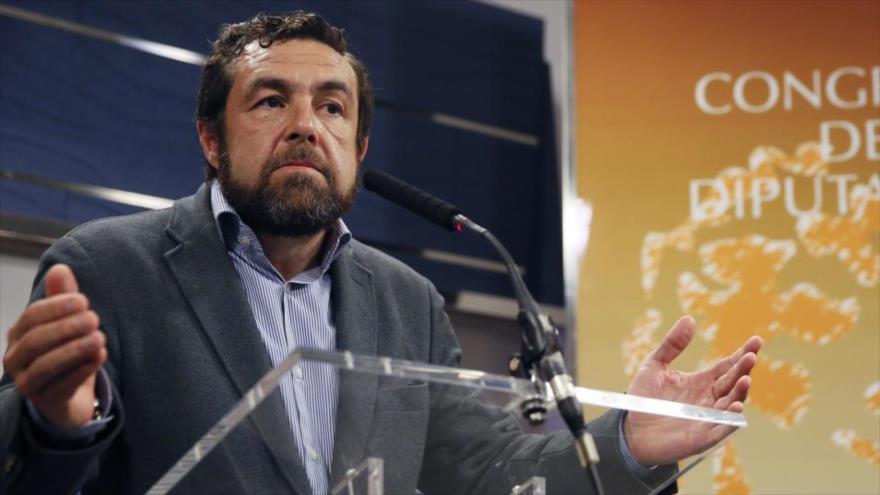 
El secretario general de Ciudadanos en el Congreso, Miguel Gutiérrez.
