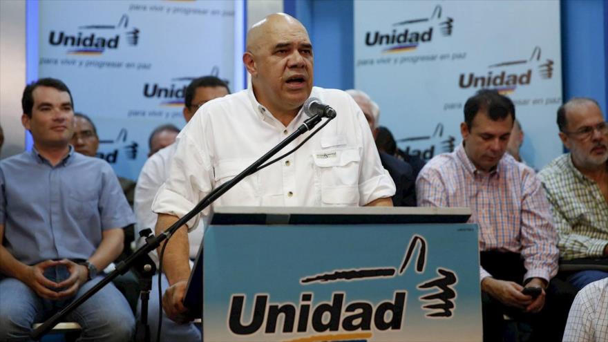 El secretario ejecutivo de la Mesa de la Unidad Democrática (MUD), Jesús Torrealba.