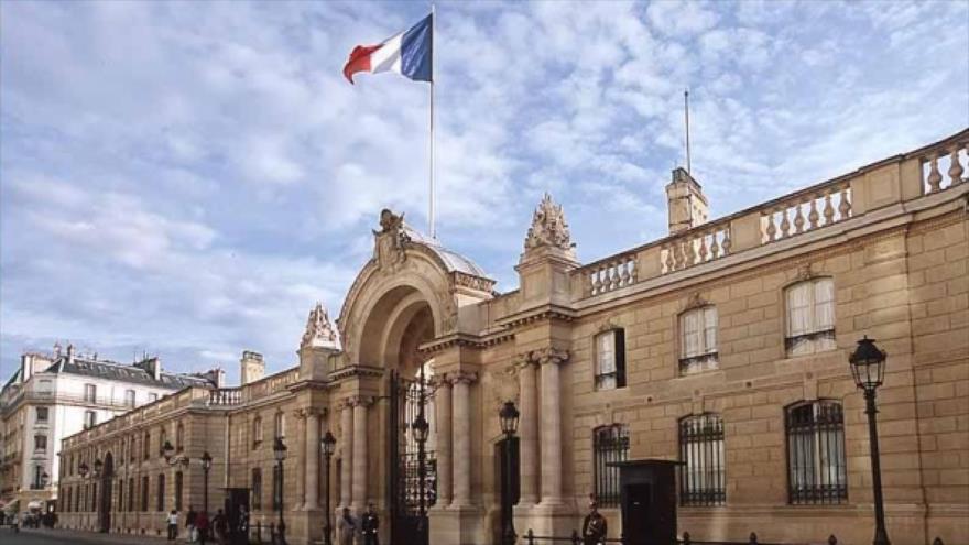 El Palacio del Elíseo, sede presidencial de Francia, en la capitalina ciudad de París.
