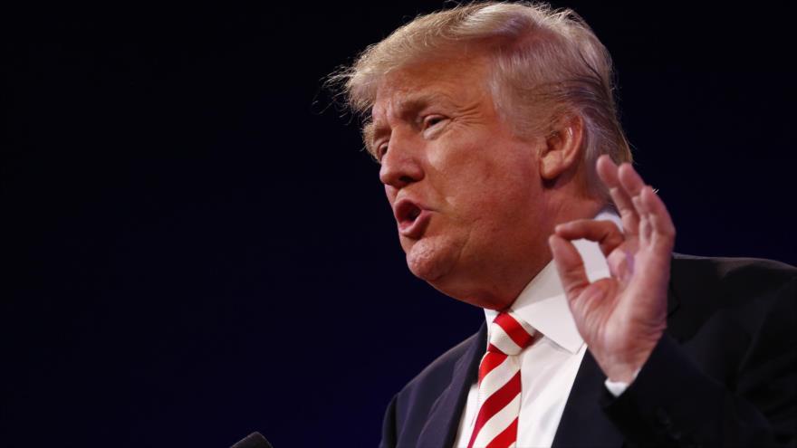 El candidato republicano a la Presidencia de EE.UU., Donald Trump, habla durante su campaña electoral en Ohio, 1 de septiembre de 2016.