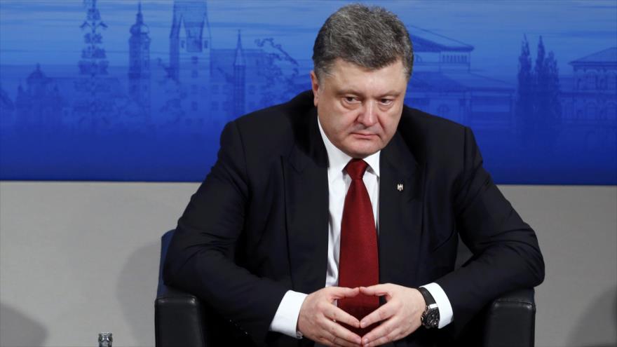 El presidente de Ucrania, Petro Poroshenko.