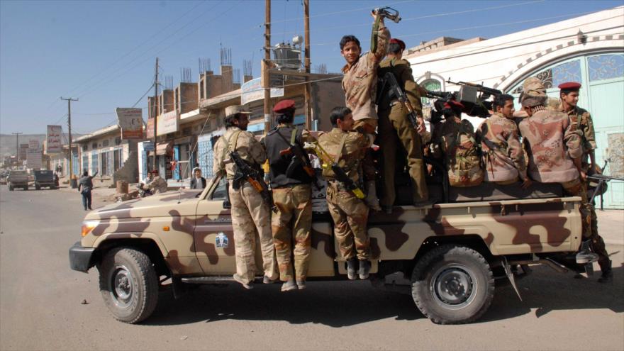 Soldados del Ejército yemení.
