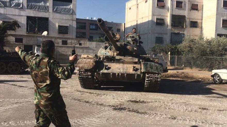 Fuerzas del Ejército de Siria.