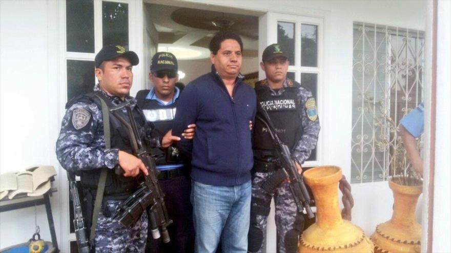 Arrestan al alcalde de El Negrito en Honduras, Delvin Leonardo Salgado, 7 de septiembre de 2016.