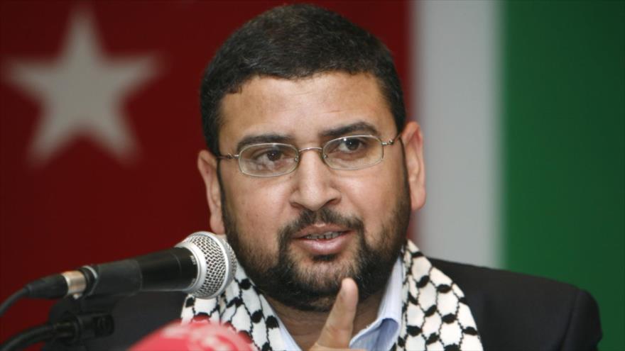 Sami Abu Zuhri, portavoz del Movimiento de la Resistencia Islámica Palestina (HAMAS).