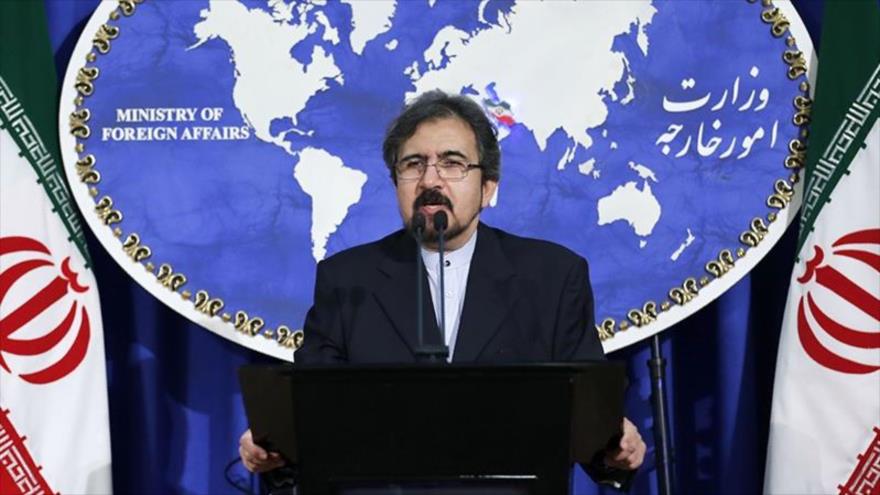 El portavoz del Ministerio de Asuntos Exteriores de Irán, Bahram Qasemi.
