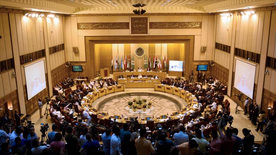 Reunión de consulta extraordinaria de los ministros de Exteriores de los países de la Liga Árabe en El Cairo, capital de Egipto, 8 de septiembre de 2016.