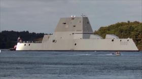 El Pentágono incorpora avanzado destructor ‘invisible’ a su flota