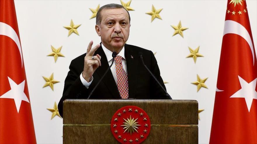 Presidente de Turquía, Recep Tayyip Erdogan.