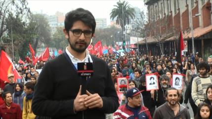 Marcha en Chile contra liberación de represores de la dictadura