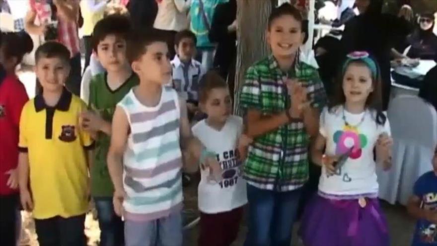 VÍDEO: Niños sirios celebran la tregua de 7 días en Alepo 