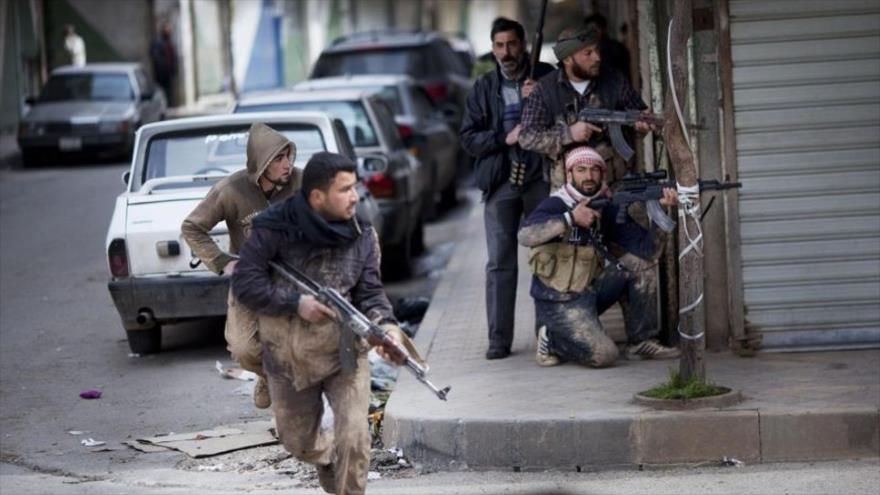 Integrantes del llamado Ejército Libre de Siria (ELS).