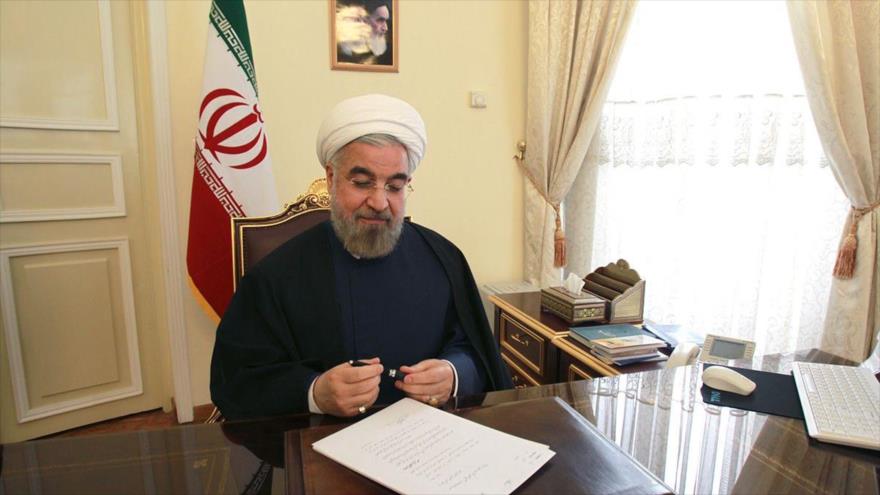 Presidente de Irán, Hasan Rohani.