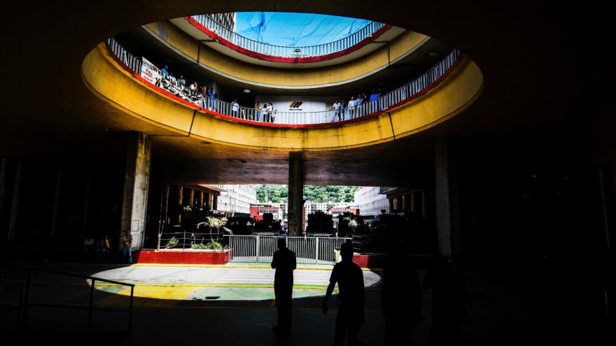 Una vista del Consejo Nacional Electoral (CNE) de Venezuela en la capitalina ciudad de Caracas, 9 de agosto de 2016.