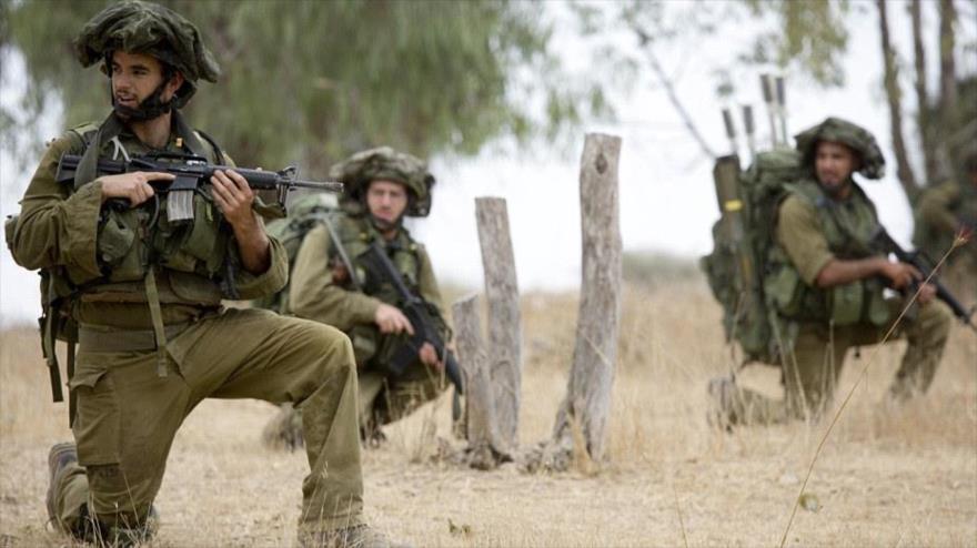 Soldados del ejército del régimen de Israel.