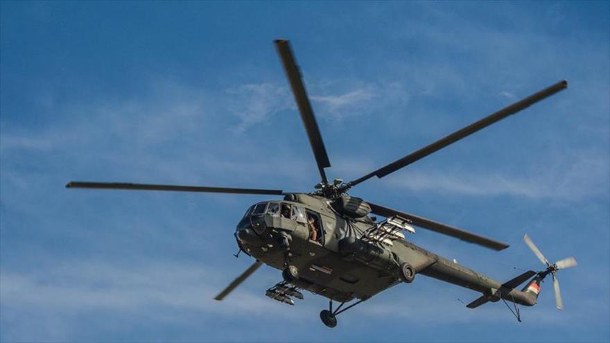  Un helicóptero de la Fuerza Aérea de Irak, tipo Mi-171SH.