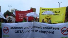 Masiva manifestación en toda Alemania contra TTIP y CETA