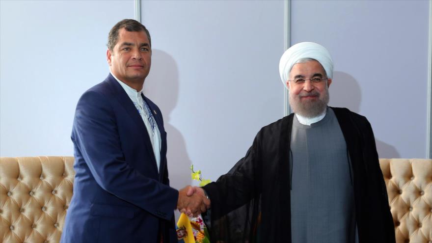 Rohani y Correa, decididos a desarrollar relaciones bilaterales