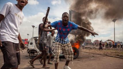 Jornada de protesta antigubernamental en Congo deja 17 muertos