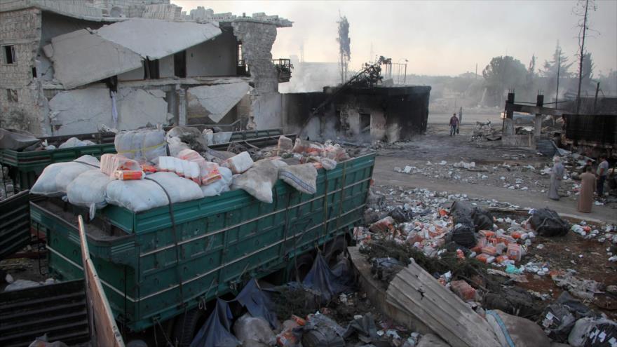 ‘En la zona del ataque al convoy de ONU se vio un dron de EEUU’