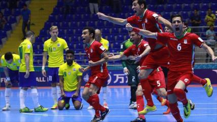 Irán hace historia y derrota a Brasil en el Mundial de Futsal